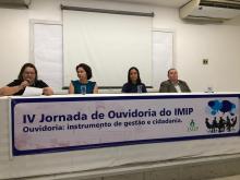 Ouvidoria Recife participa da IV Jornada de Ouvidoria do IMIP